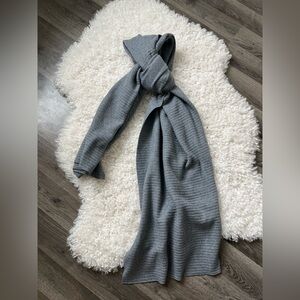 Large Cozy Gray Scarf